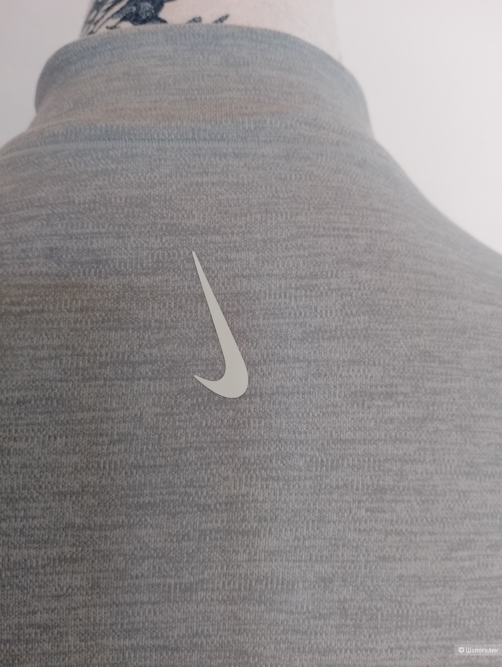 Толстовка на замке серая Nike Yoga Luxe Dri-FIT, S