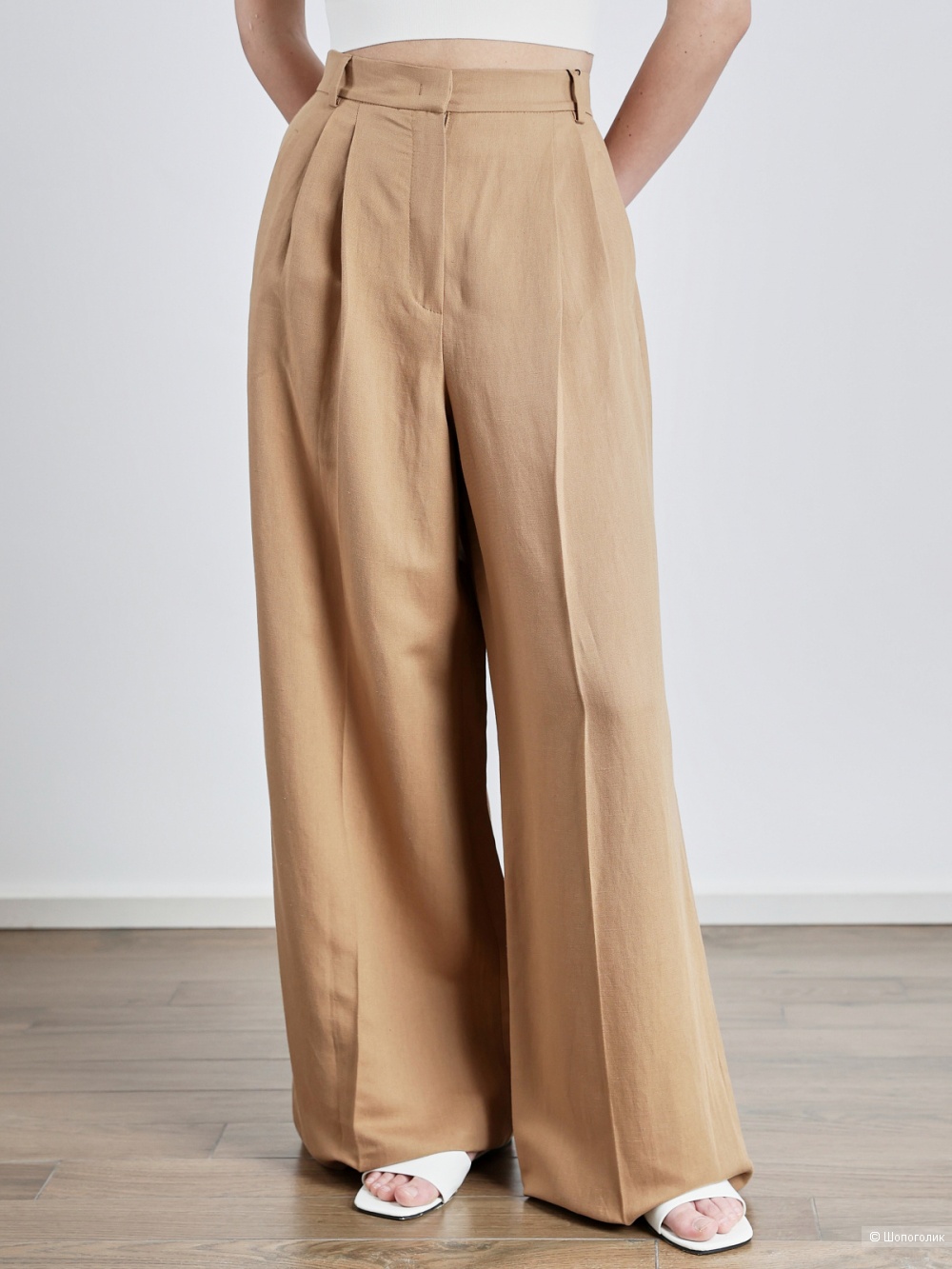 Max Mara широкие брюки р 44-46
