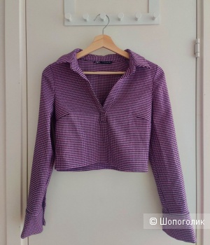 Кроп рубашка ZARA р. рос. 42-44