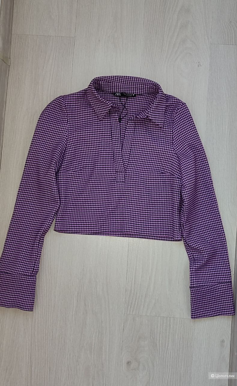 Кроп рубашка ZARA р. рос. 42-44