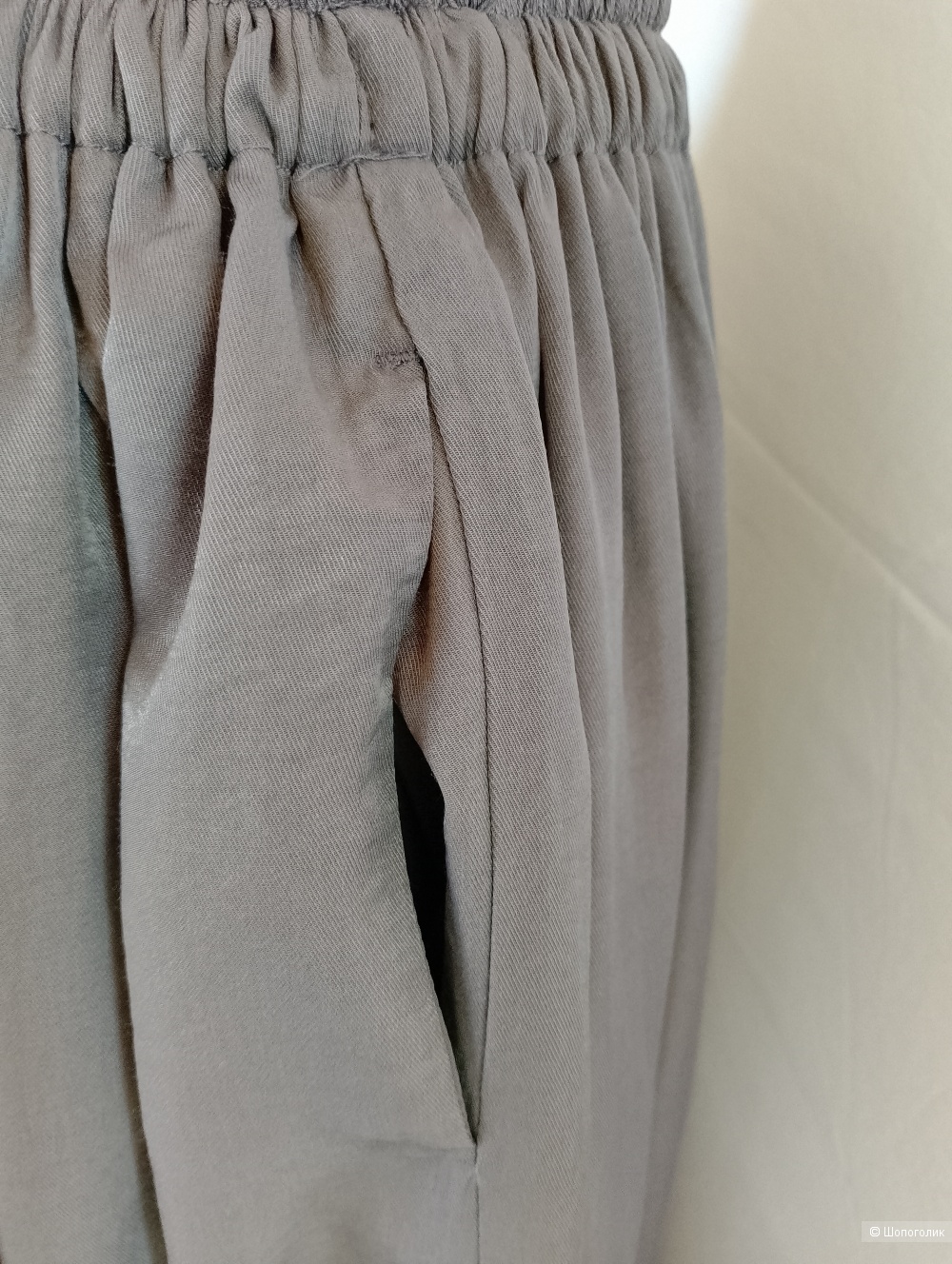 Юбка uniqlo серая на резинке S