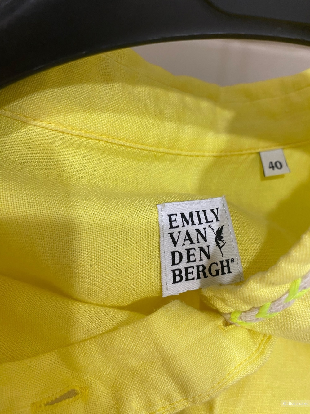 Льняное платье-рубашка Emily Van den Bergh.Размер фирм.40.+смежные.