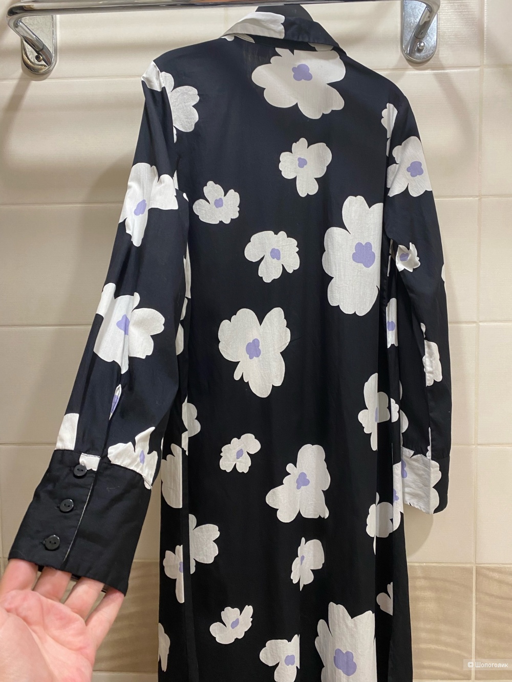 Платье-рубашка из 100% хлопка Vila модель Puseromekko GAMIS.Размер XS-S.