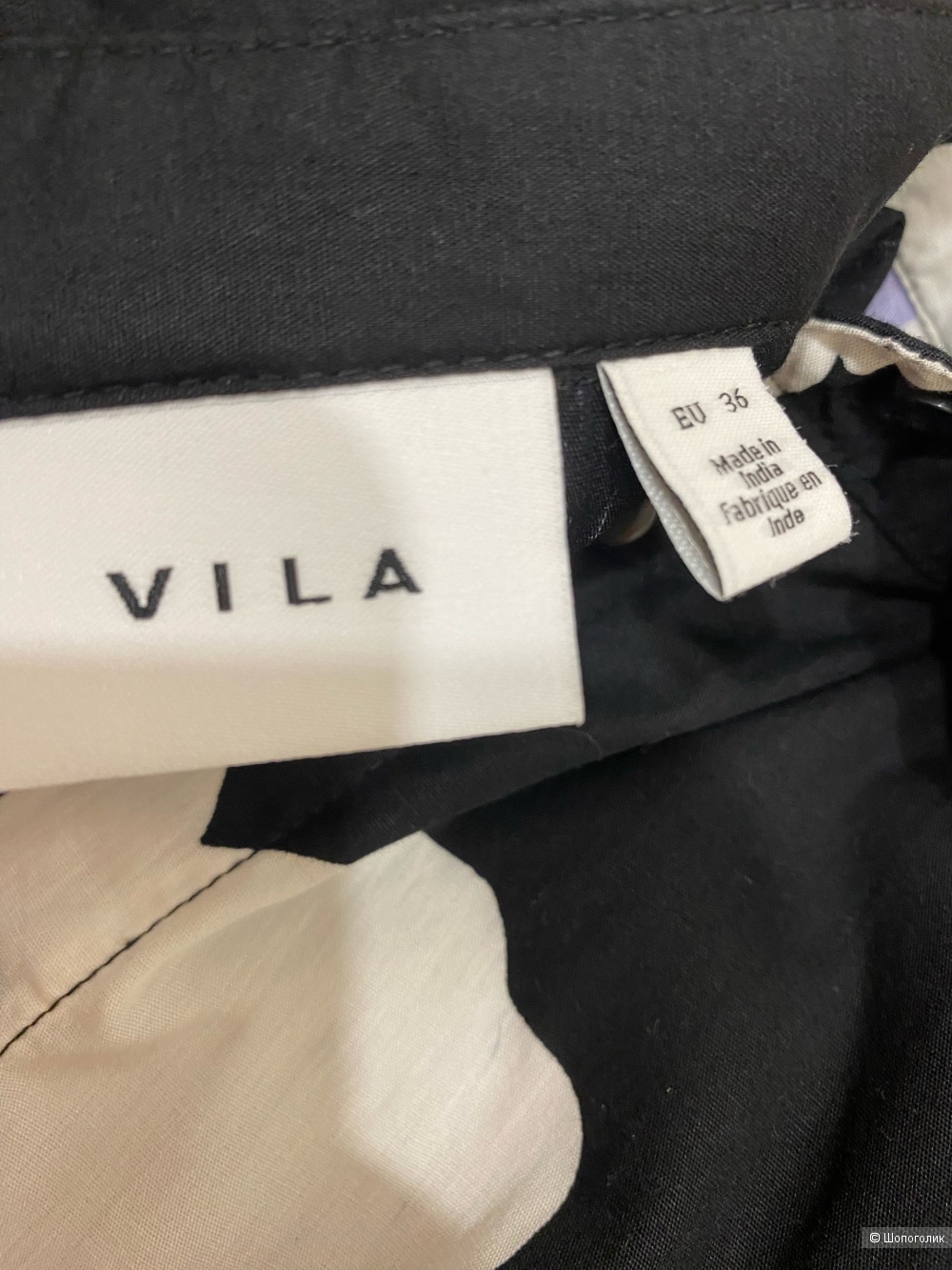 Платье-рубашка из 100% хлопка Vila модель Puseromekko GAMIS.Размер XS-S.
