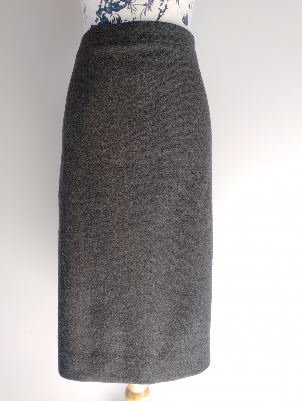 Юбка серая j crew шерстяная карандаш, 14T