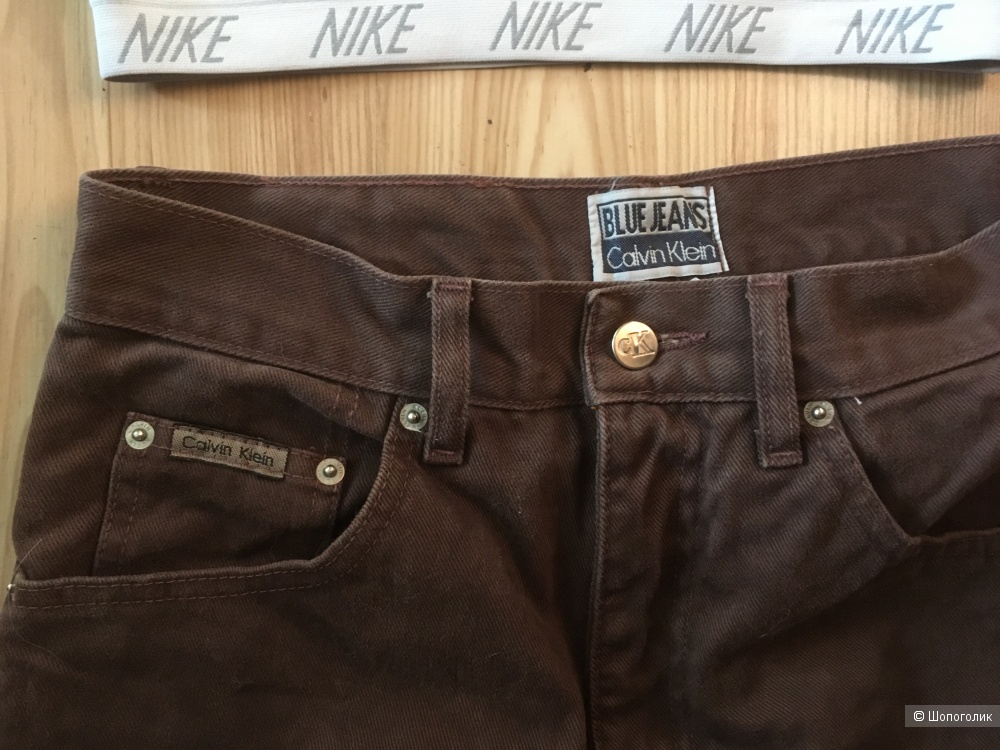 Комплект топ Nike и джинсы Calvin Klein M