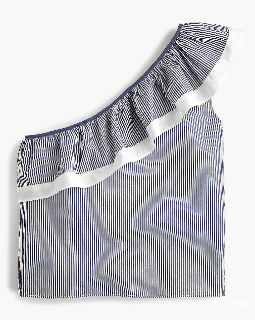JCREW новый топ в полоску с воланом