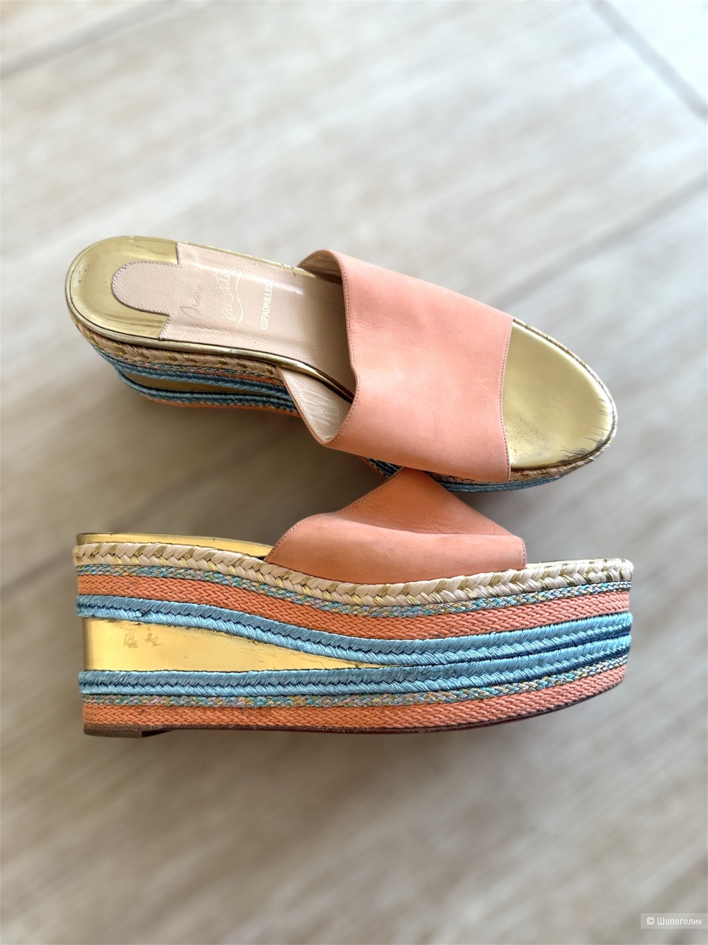 Christian louboutin босоножки 38