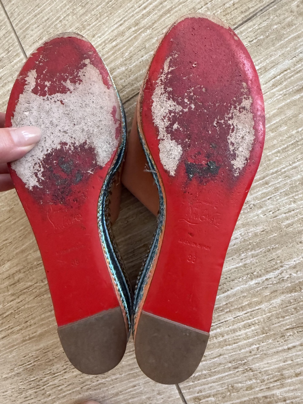 Christian louboutin босоножки 38