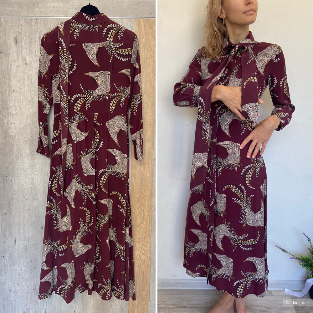 Платье Max Mara шелковое S (42)