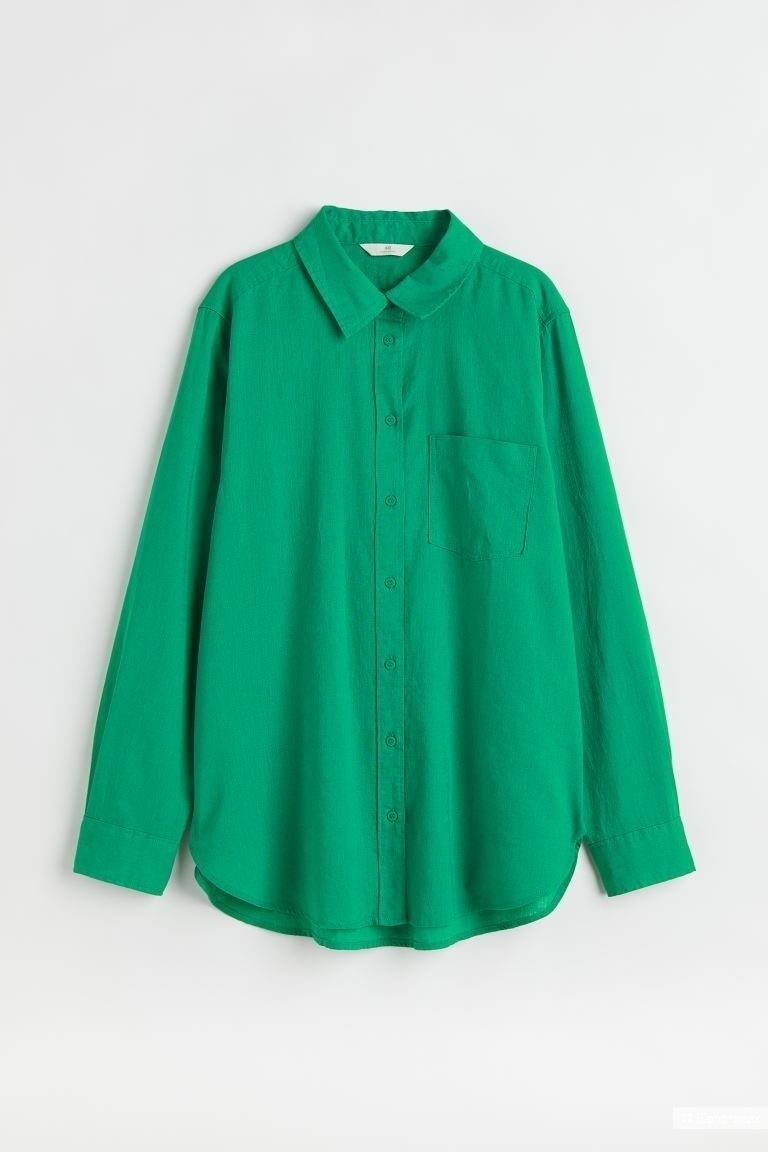 Льняная рубашка H&M/S-M