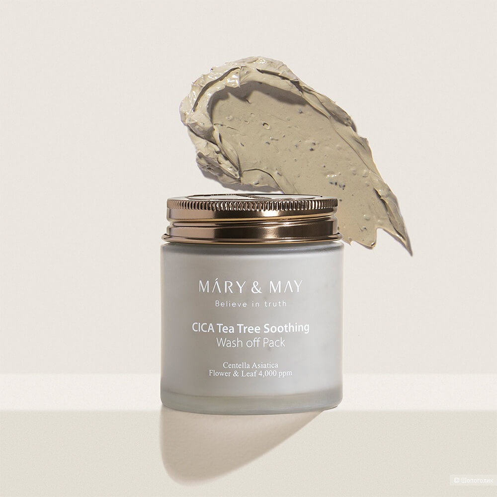 Глиняная маска MARY&MAY CICA TeaTree Soothing Wash Off Pack