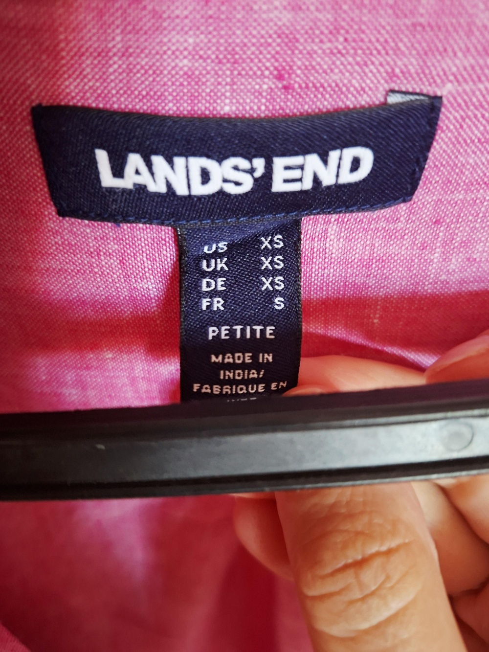Рубашка Land's end лен 42-44