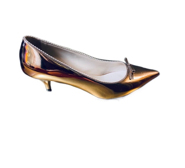 Туфли золотые № 21 Alessandro del Aqua- 39-40 размер