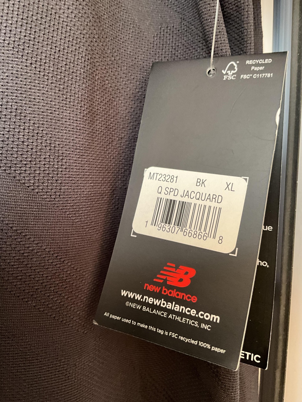 Футболка, new balance, р. XL