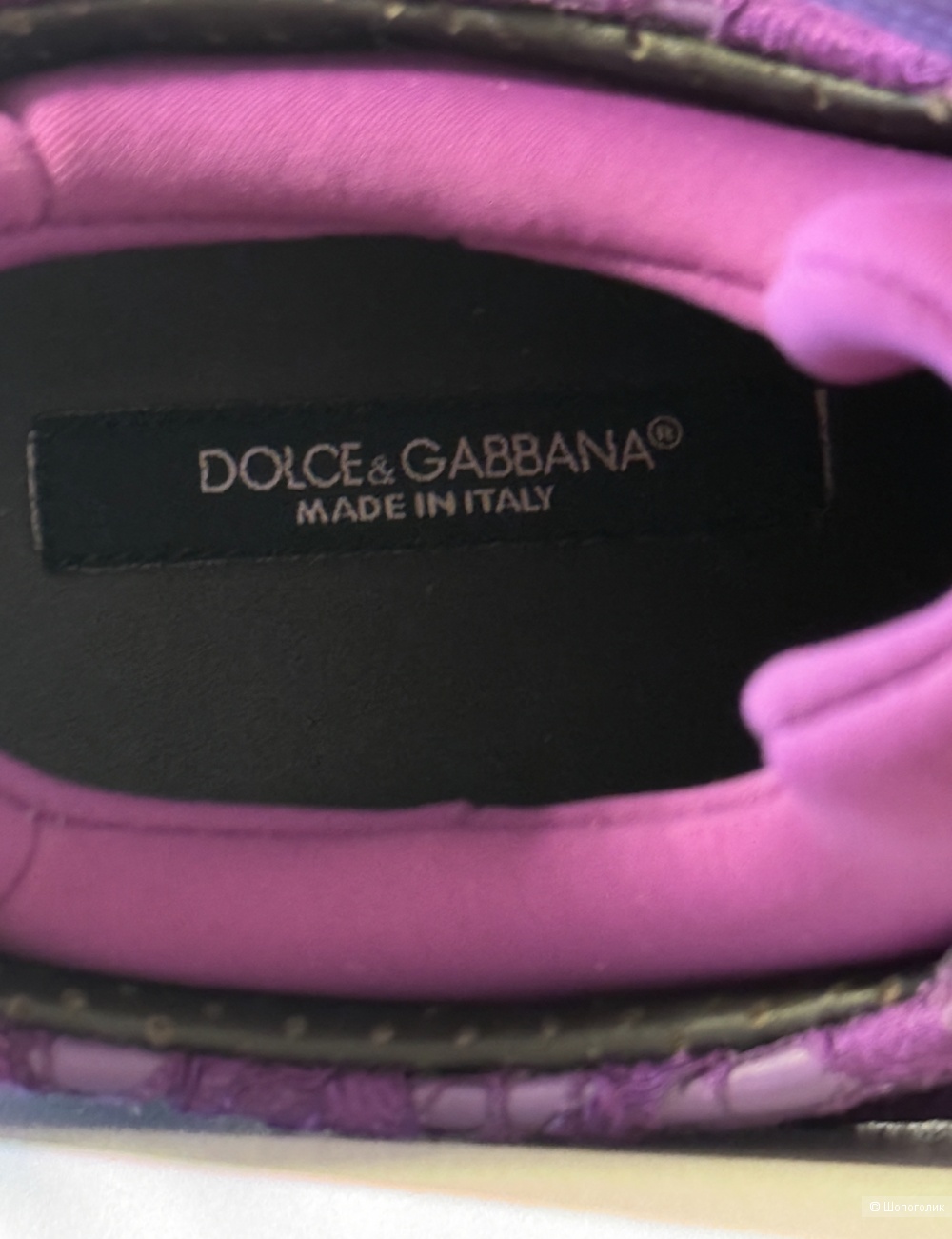 Кроссовки Dolce&Gabbana маркировка 37,5