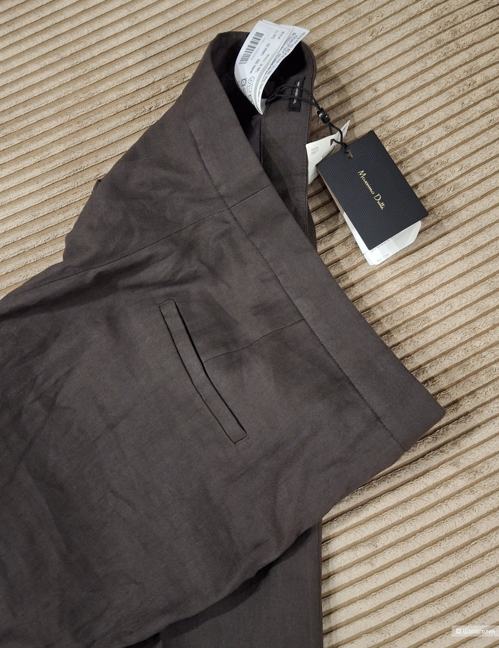 Льняные брюки Massimo Dutti/46