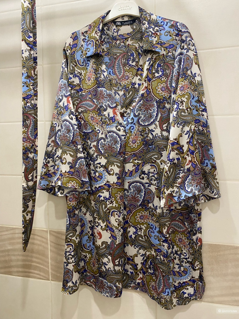 Платье-туника ZARA.Размер Евр.XL.