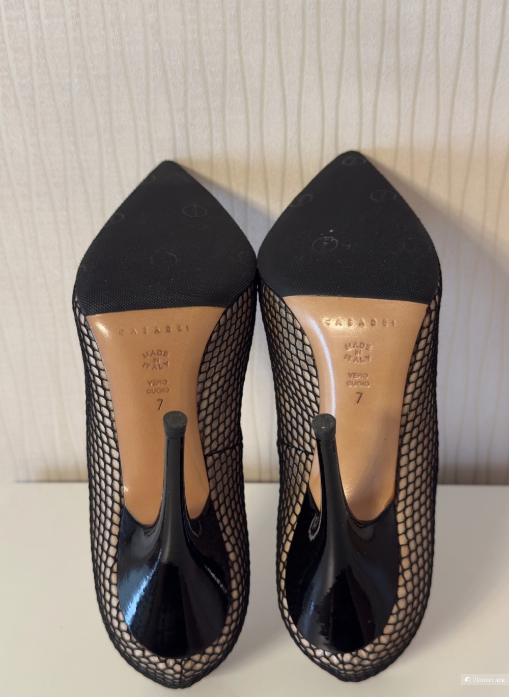 Туфли Casadei маркировка 7