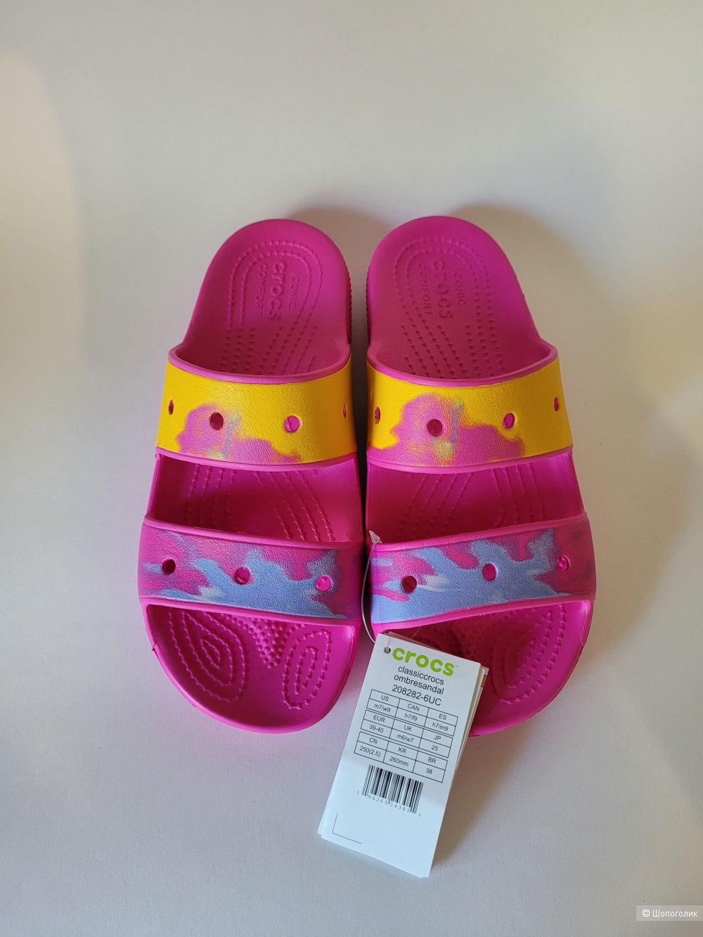 Шлепанцы Crocs размер 39 / 9