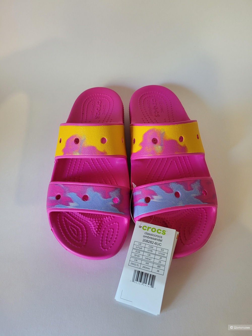 Шлепанцы Crocs размер 39 / 9