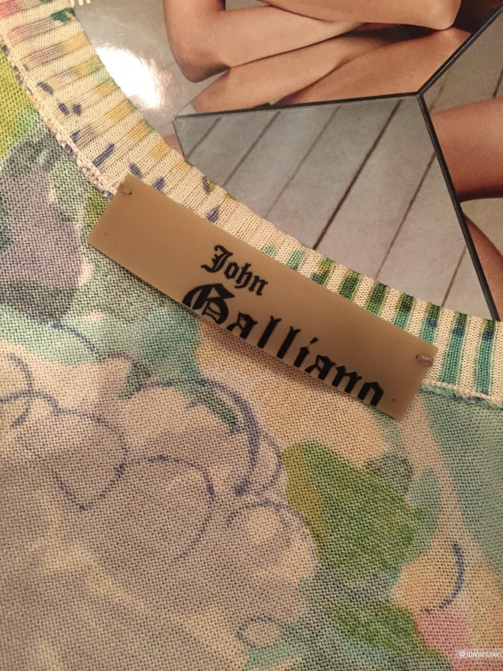 Топ John Galliano маркировка S