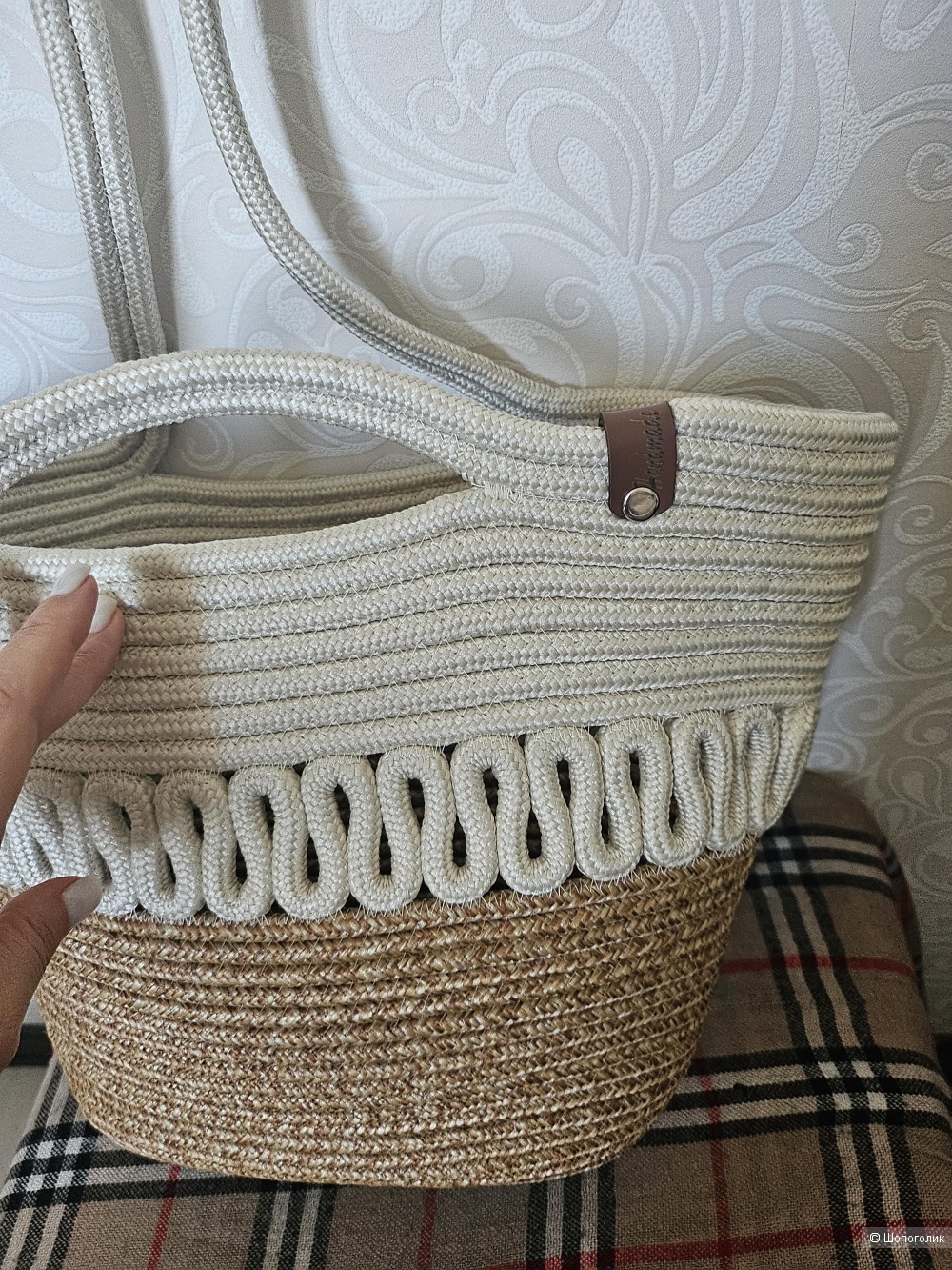 Новая сумка-корзина, handmade