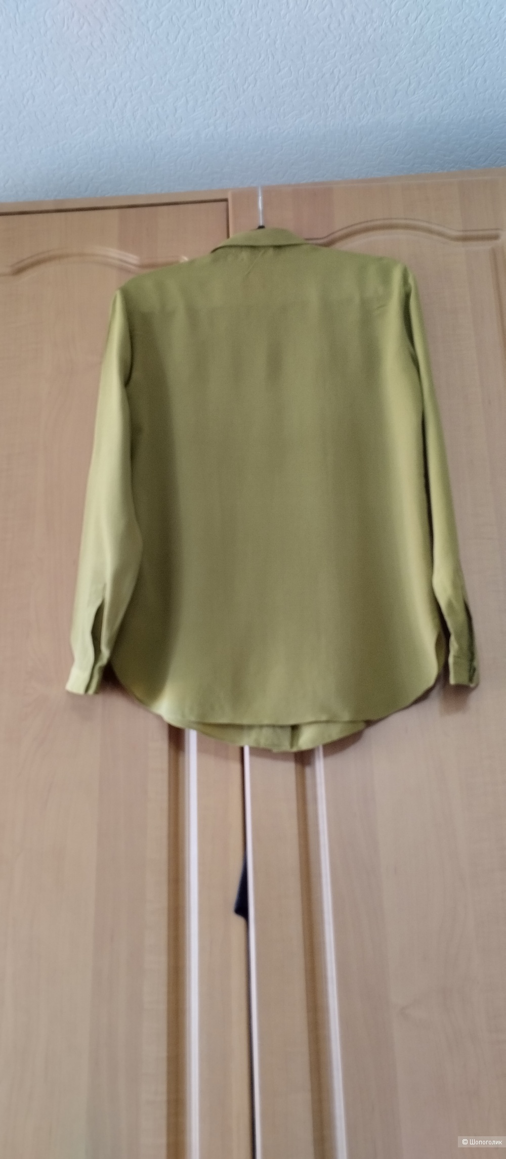 Шелковая блуза-рубашка Massimo Dutti, 34 евр.