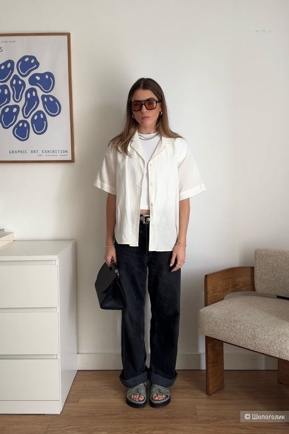 Рубашка Uniqlo размер S