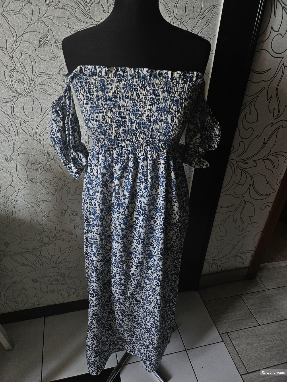Платье-сарафан, ноу нейм, в стиле Zara, 46