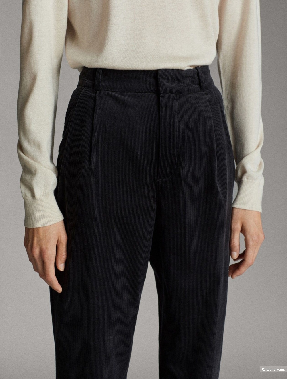 Вельветовые брюки Massimo Dutti/44-46
