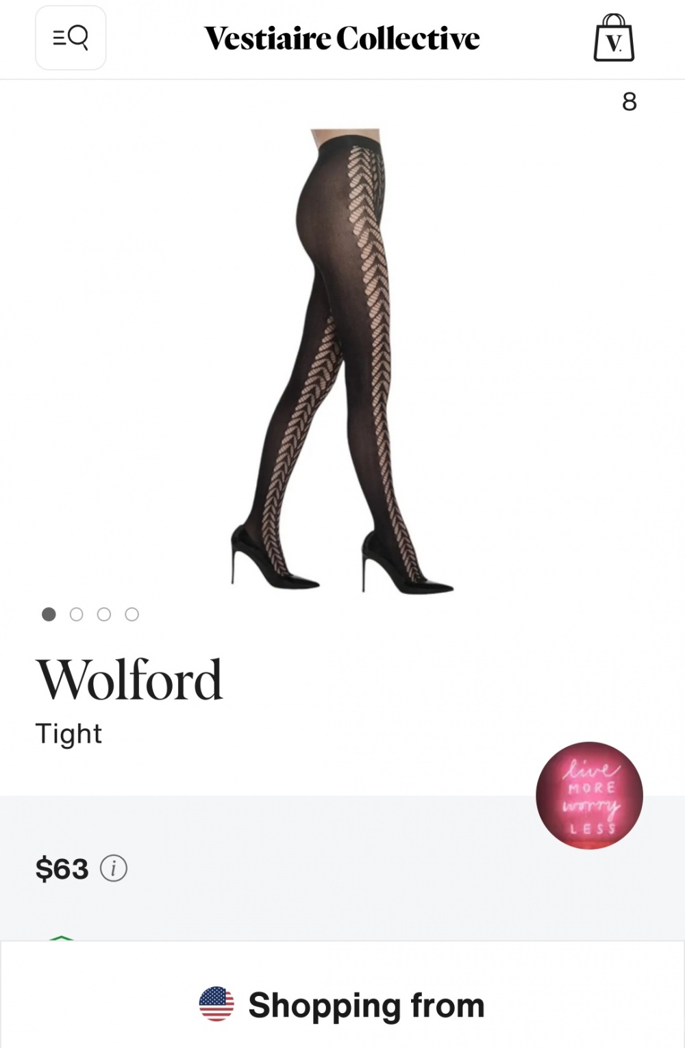 Колготки Wolford, размер M