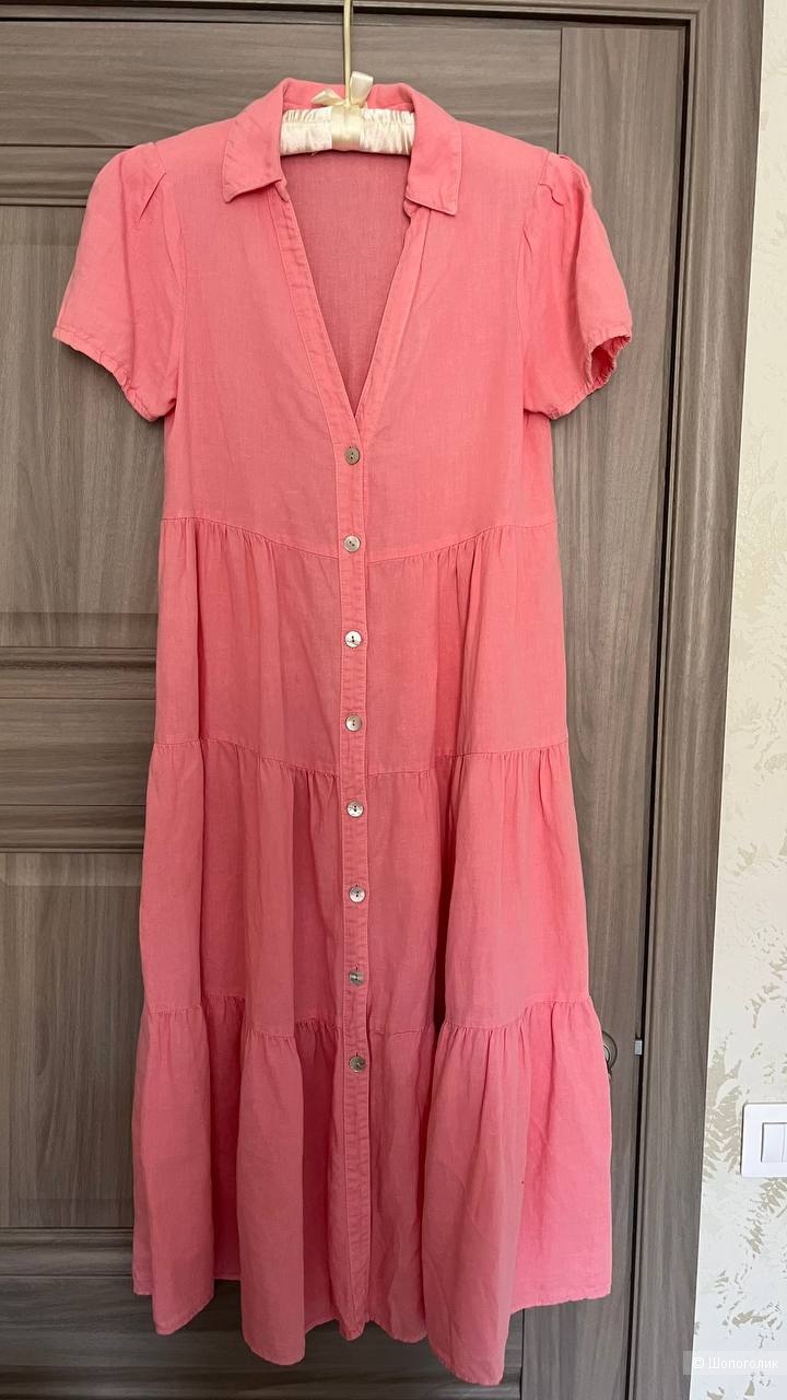 Платье лен ZARA размер XS (S/M)