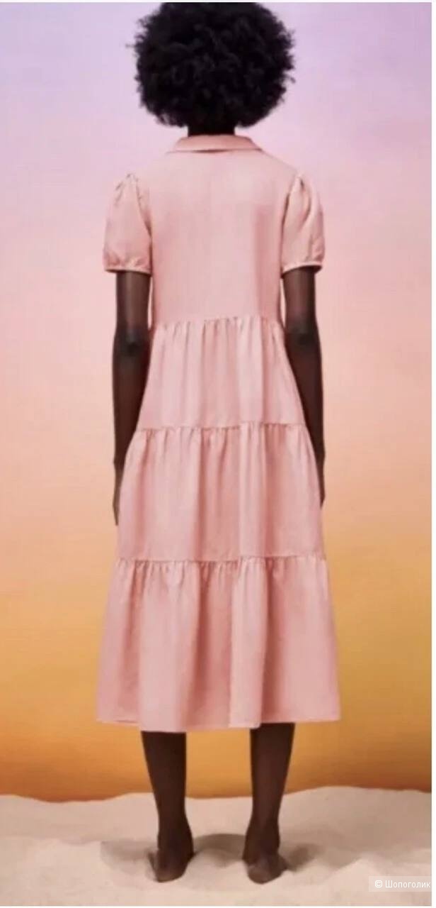 Платье лен ZARA размер XS (S/M)