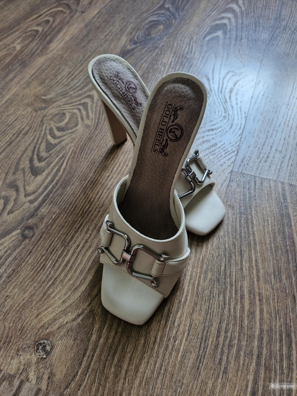 Босоножки, gold heels, 36