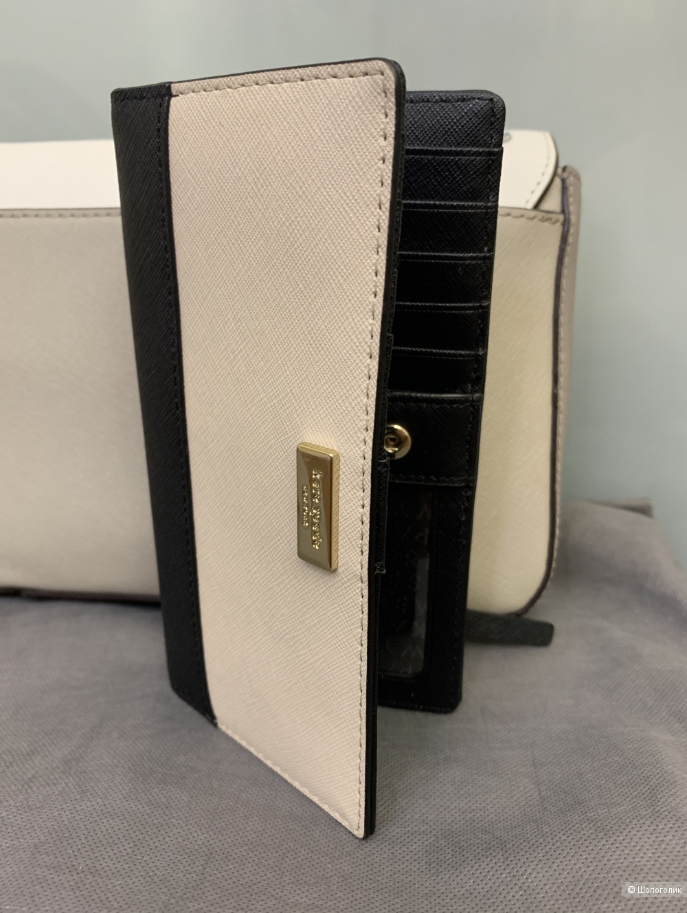 Кожаный кошелек картхолдер Kate Spade