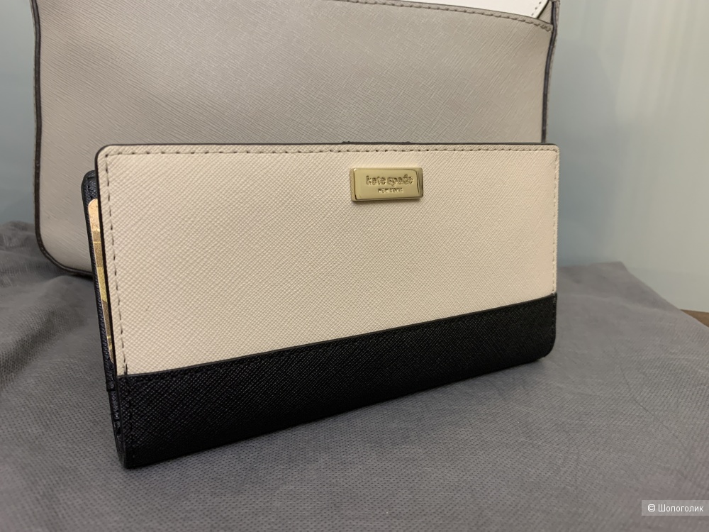Кожаный кошелек картхолдер Kate Spade