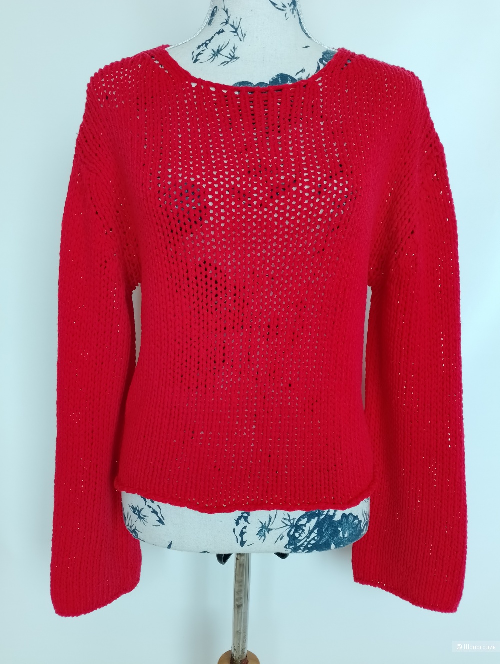 Свитер massimo dutti красный , М