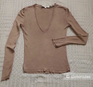 Yves Saint Laurent шелковый джемпер р XS/S