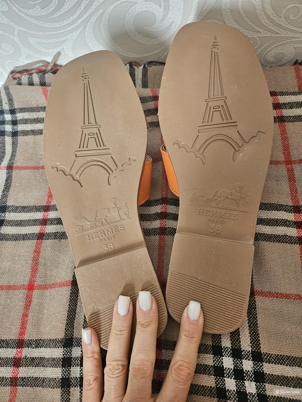 Шлепанцы Hermes Orsa Sandals, 38