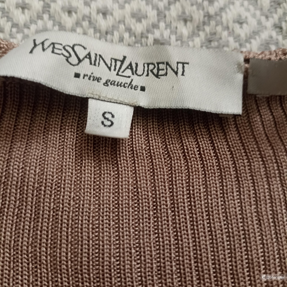Yves Saint Laurent шелковый джемпер р XS/S