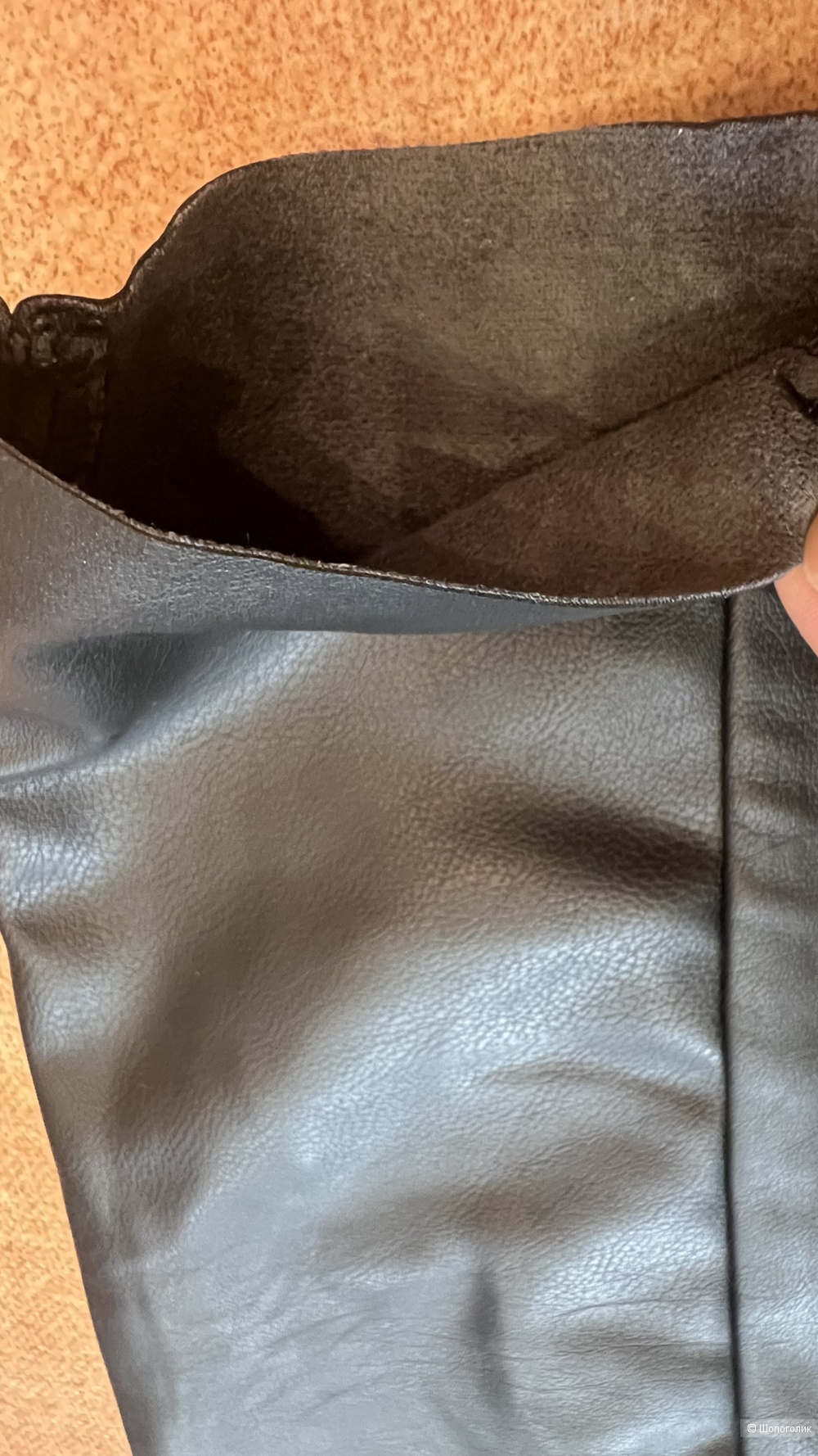 Кожаные лосины/легинсы H&M (8) 44/46