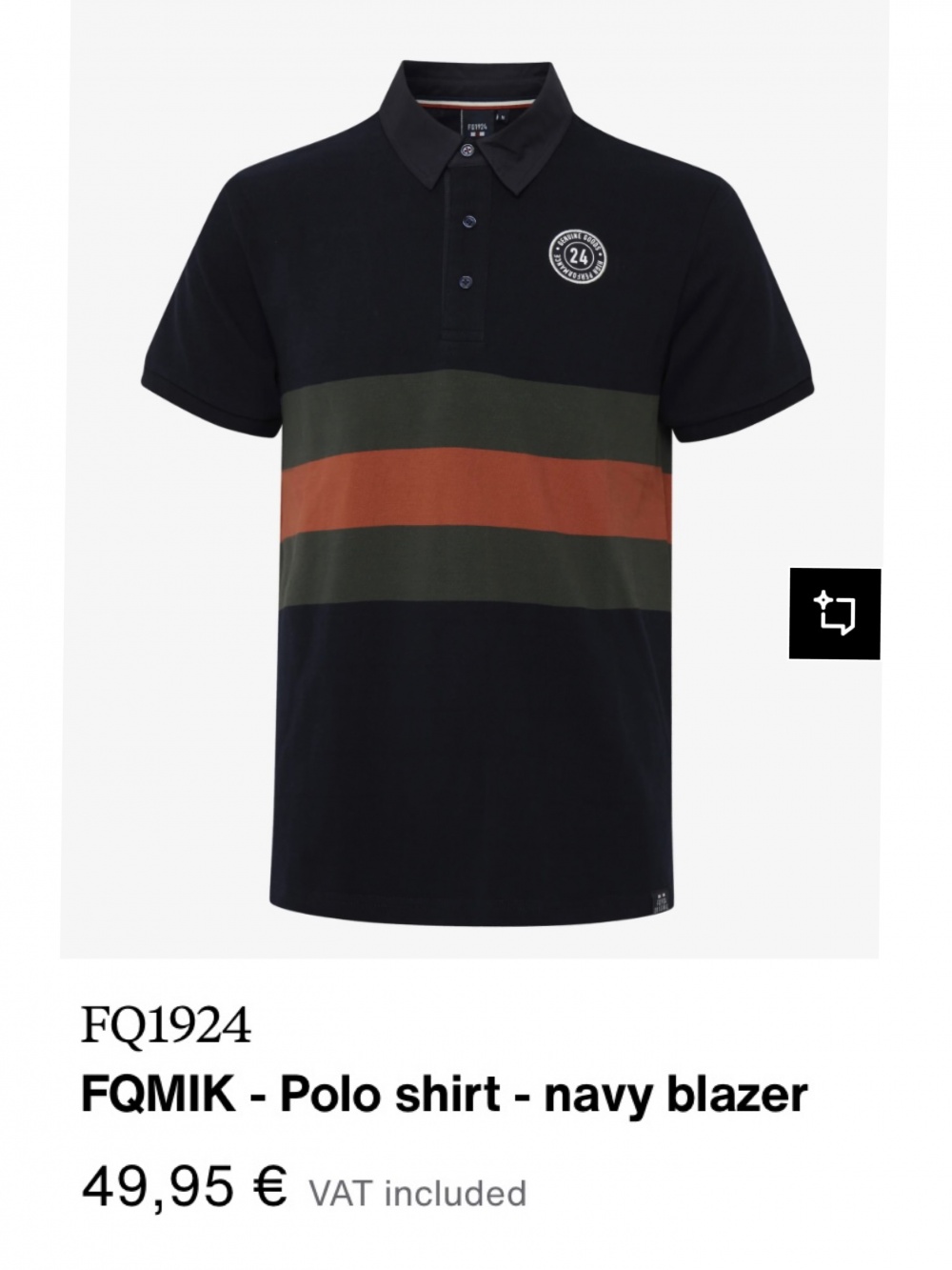 Футболка поло FQ 1924 p.XL