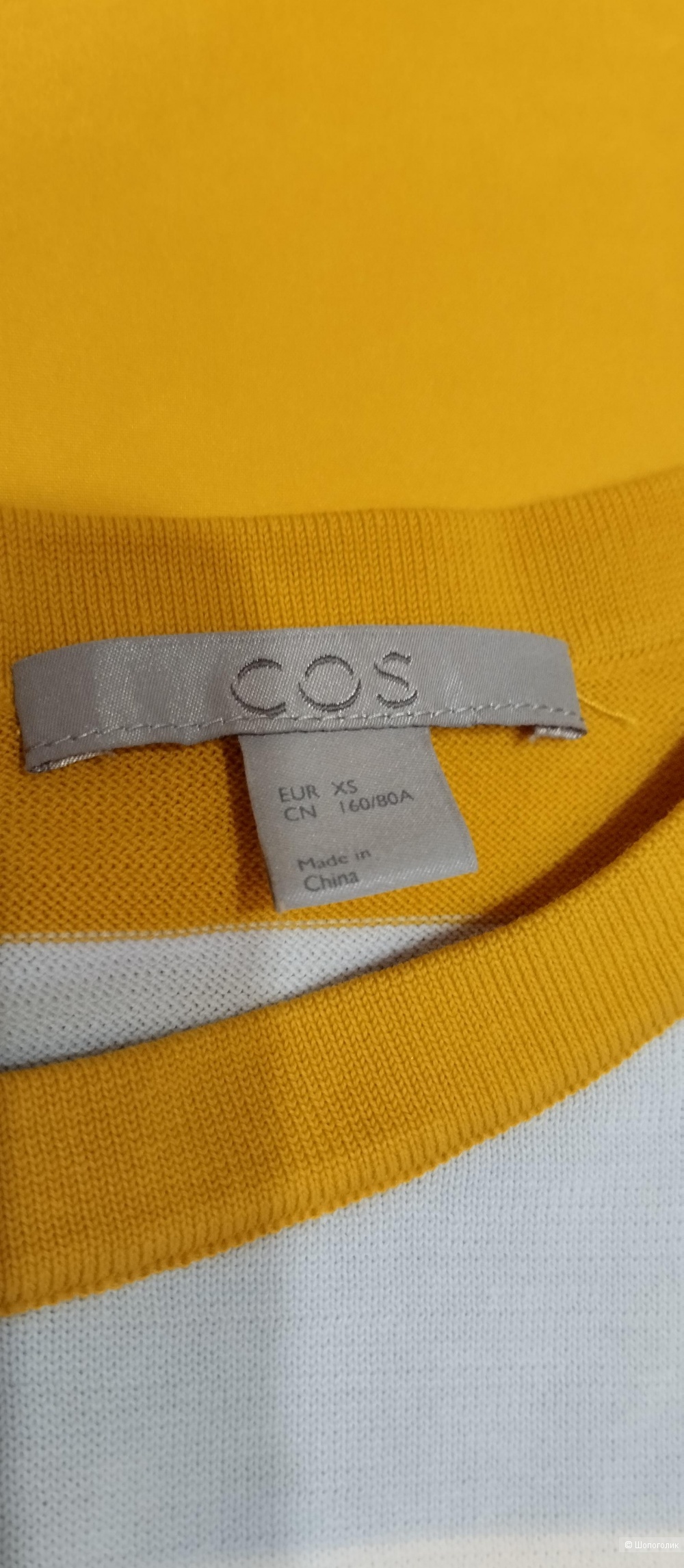 Блуза COS шелк и хлопок, 40-42р