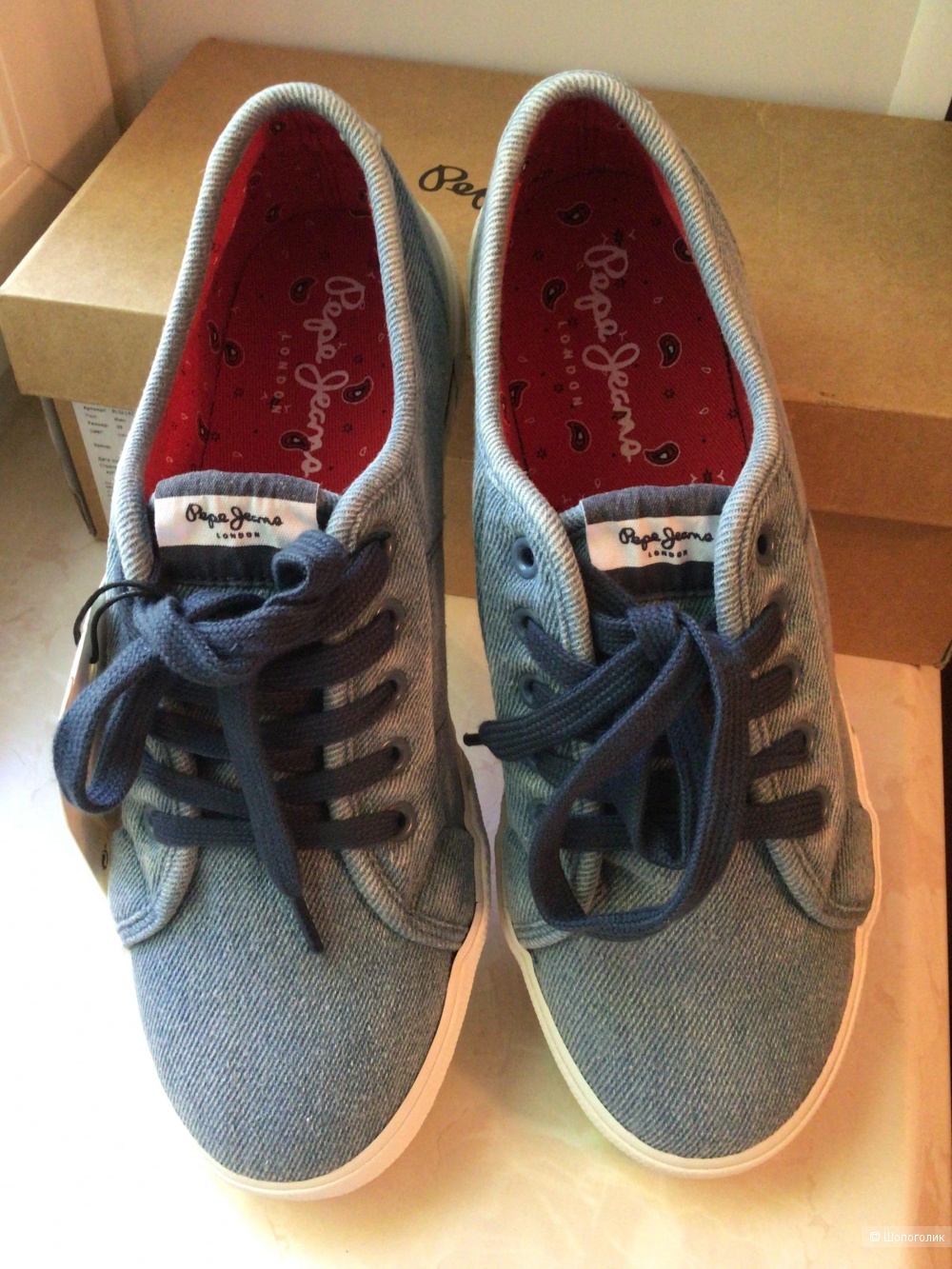 Кеды, кроссовки Pepe Jeans London, маркировка 39