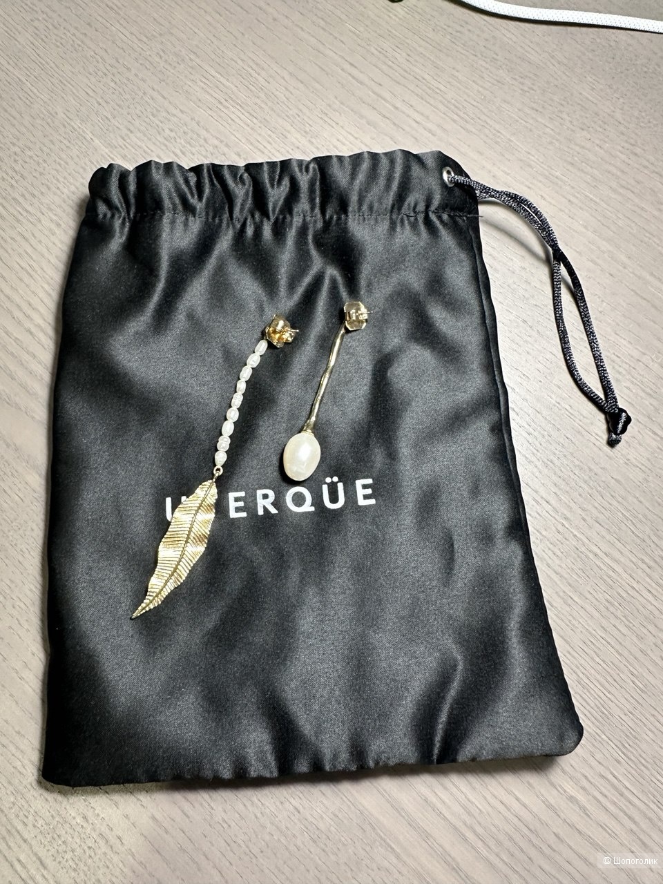 Серьги Uterque с жемчугом