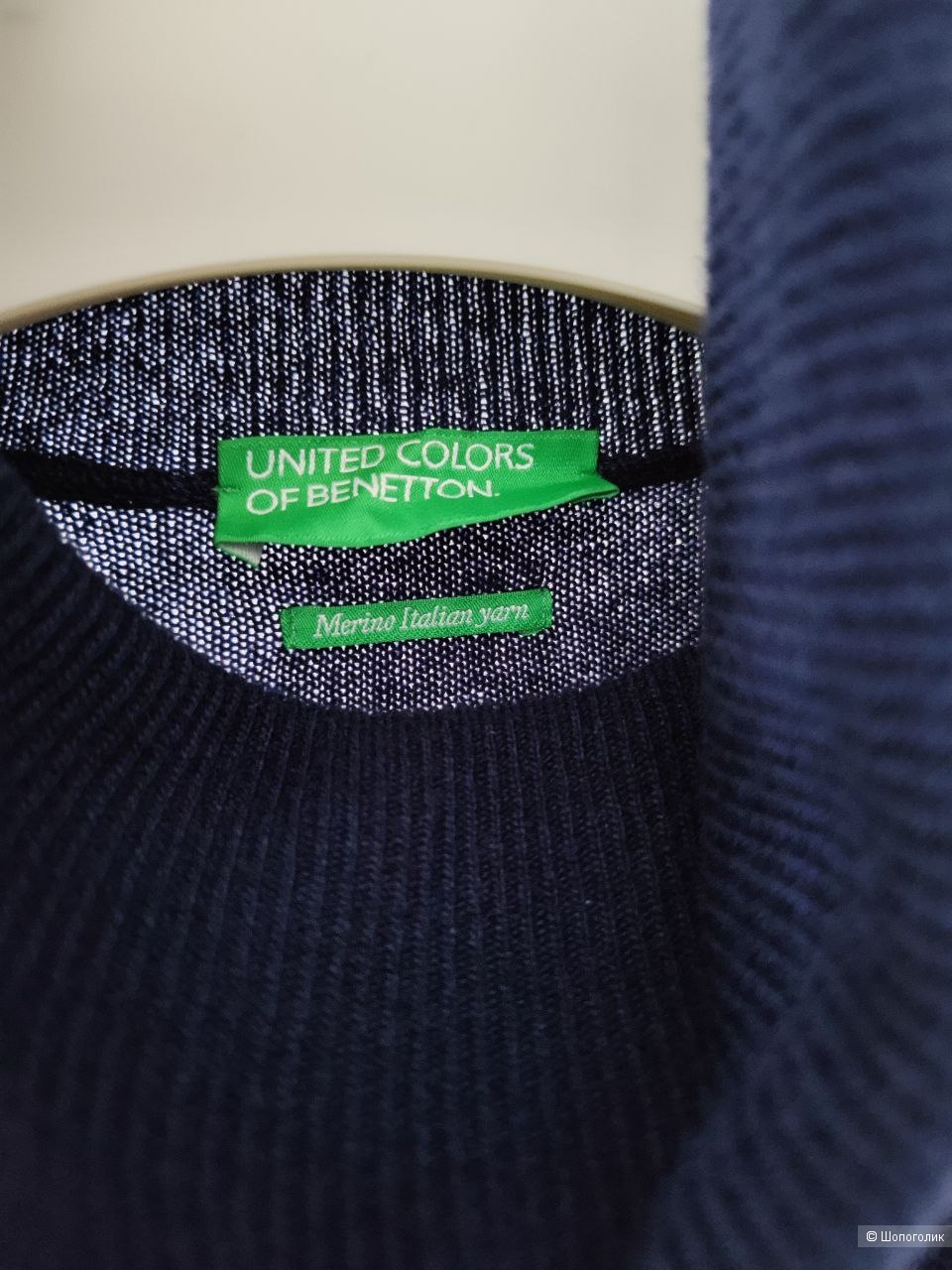 Шерстяная водолазка Benetton S