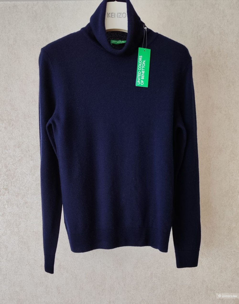 Шерстяная водолазка Benetton S