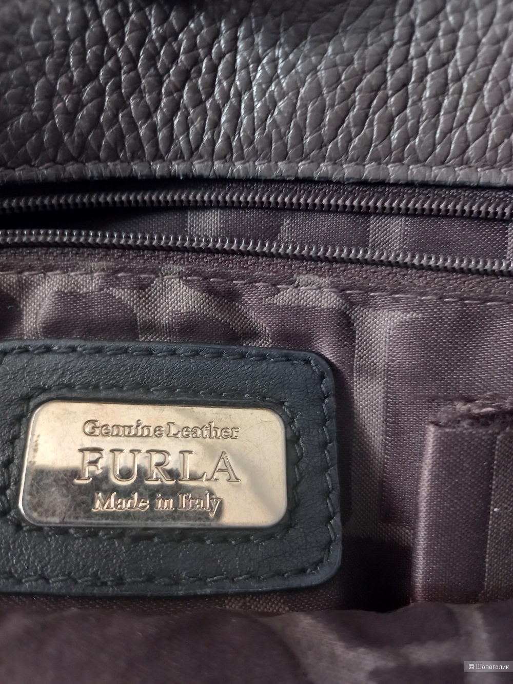 Сумка Furla, натуральная кожа Италия