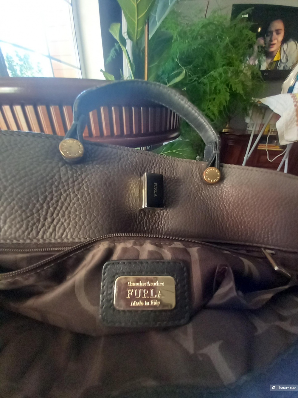 Сумка Furla, натуральная кожа Италия